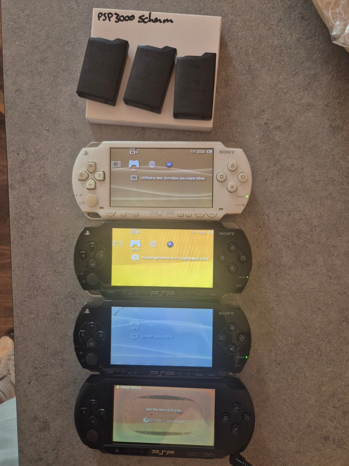4x PSP met onderdelen, Ophalen of Verzenden, Gebruikt, PSP