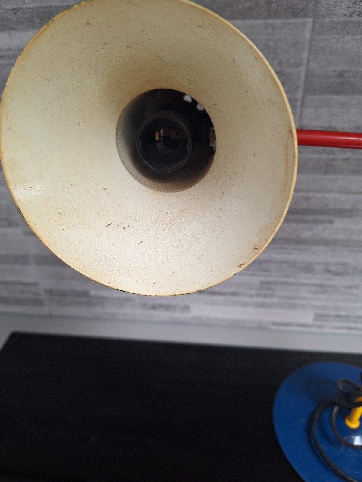 Vintage bureaulamp / tafellamp, Memphis Milano stijl, Ophalen of Verzenden