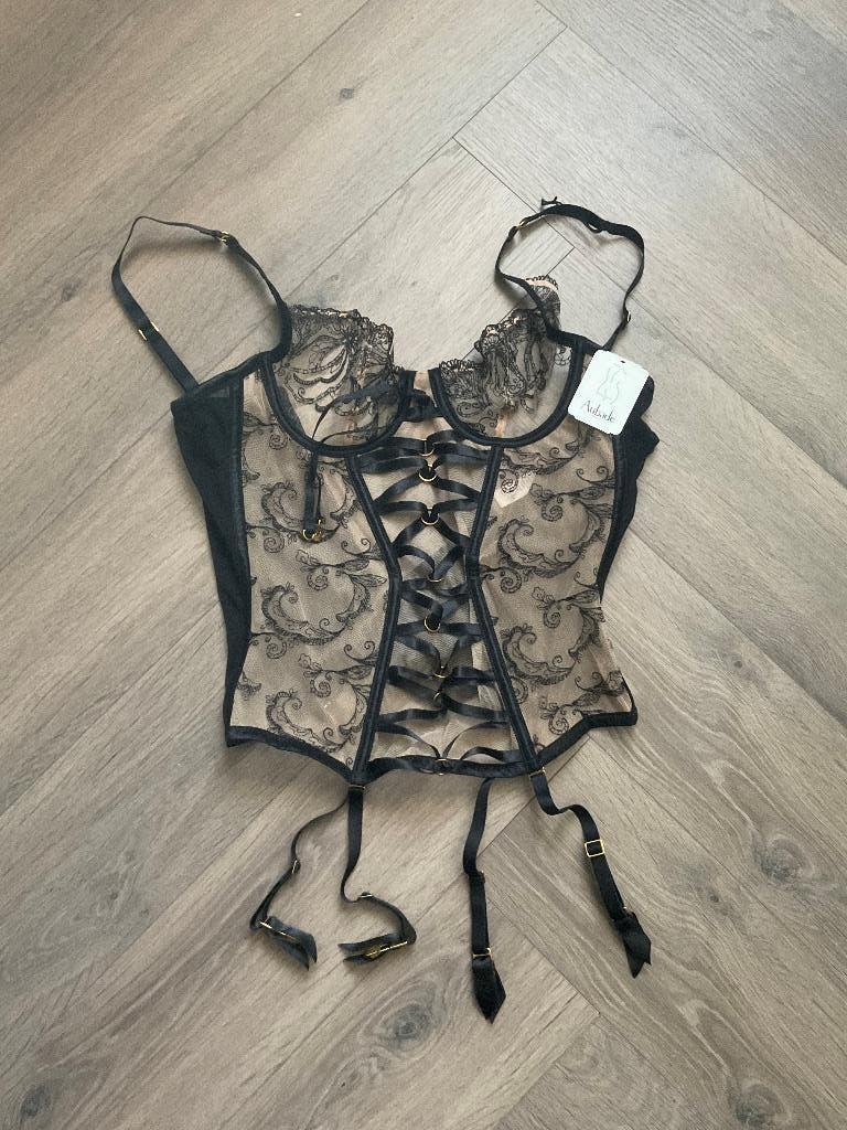 Nieuw - Aubade sexy corset - maat 70B, Kleding | Dames, Aubade, Ophalen of Verzenden, Zwart, Body of Korset