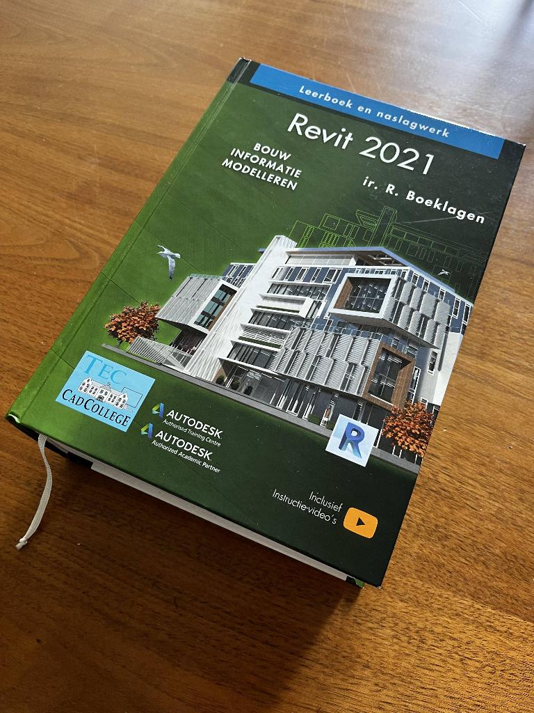 Revit 2021: Bouw Informatie Modelleren, Nieuw!, Boeken, Nieuw, Ir. R. Boeklagen, Beta, HBO