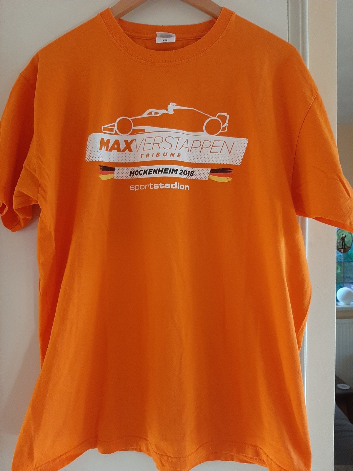 max verstappen shirt, Oranje, Ophalen of Verzenden, Fruit of the loom, Maat 56/58 (XL)