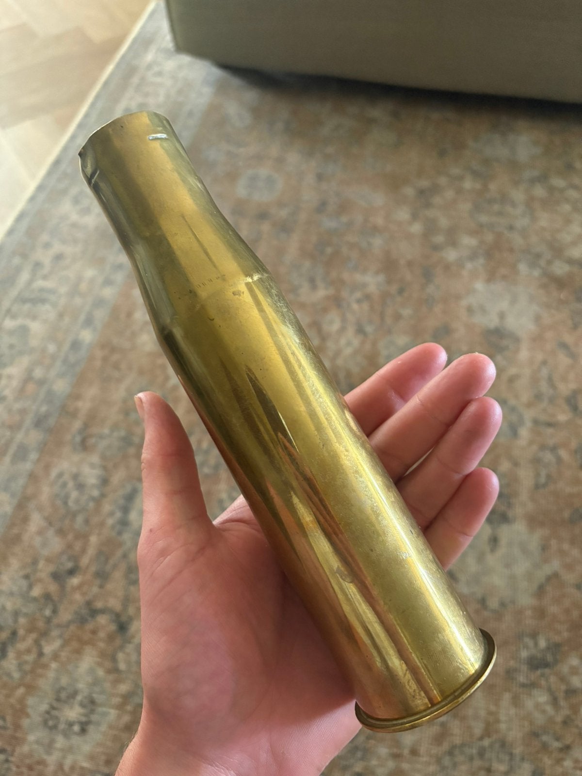 37MM huls, Verzamelen, Militaria | Tweede Wereldoorlog, Ophalen of Verzenden, Luchtmacht, Amerika, Hulzen of Bodemvondsten