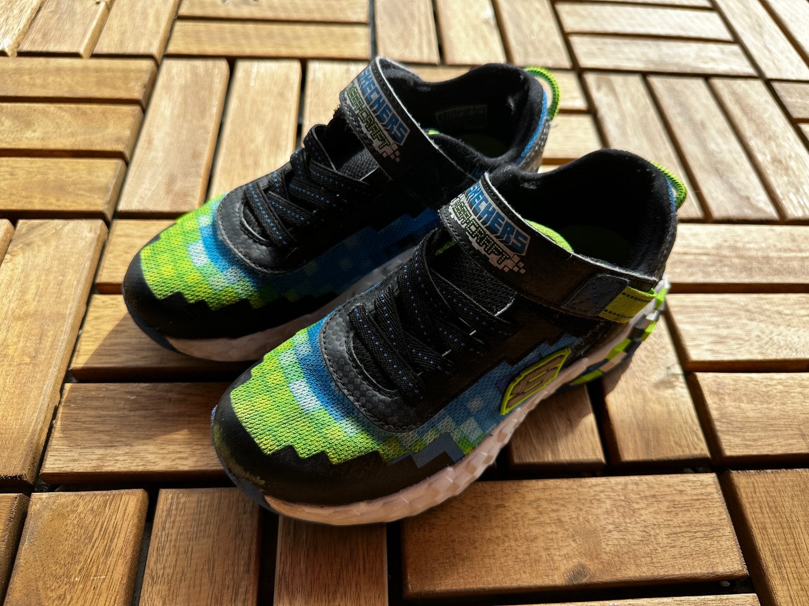 Minecraft sneakers, maat 31-32, Ophalen, Gebruikt, Jongen, Schoenen