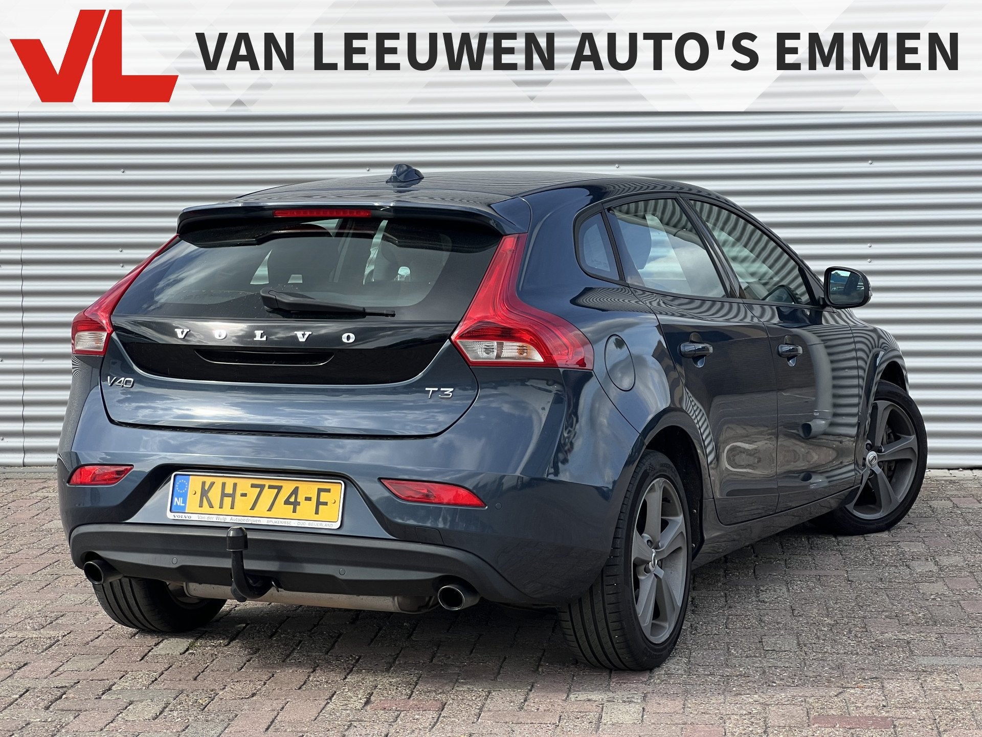 Volvo V40 1.5 T3 Nordic+ | Nieuw Binnen! | Stoelverwarming |, Auto's, 4 cilinders, 700 kg, Blauw, Leder en Stof