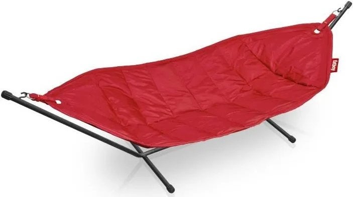 Hangmat Fatboy - bordeaux rood, Tuin en Terras, Hangmatten, Ophalen, Gebruikt, Meerpersoons, Met standaard