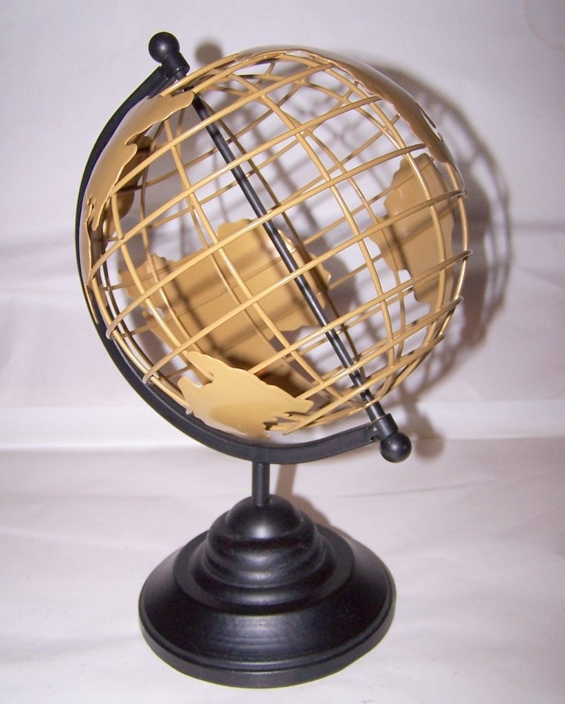 Mooie design Globe. H. 26cm. Nieuw., Ophalen of Verzenden, Draaibaar, Nieuw, Overige typen