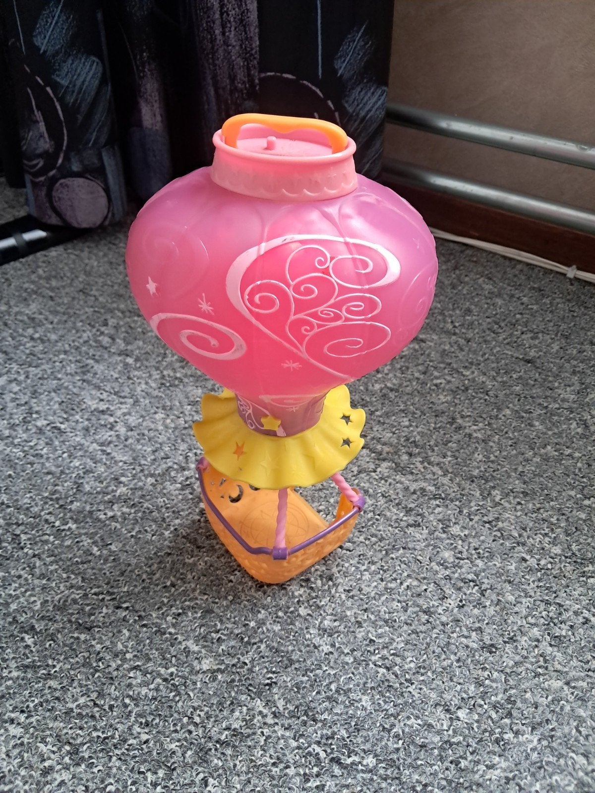 luchtballon met geluid en kleur, Ophalen