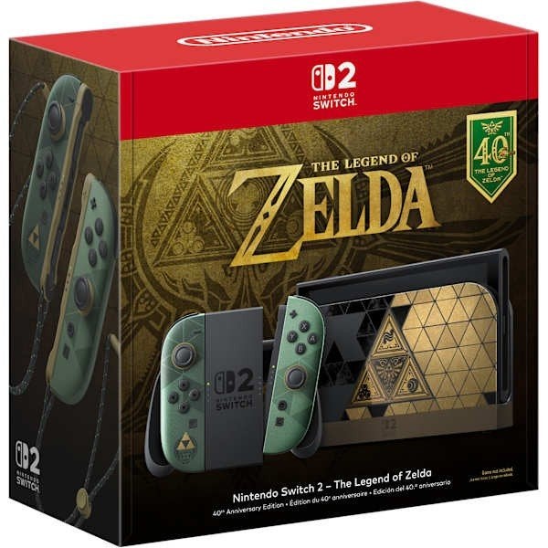 PRE-ORDER: Nintendo Switch 2 , Zelda 40th Anniversary Editie, Ophalen of Verzenden, Nieuw, Met 2 controllers, Switch Original