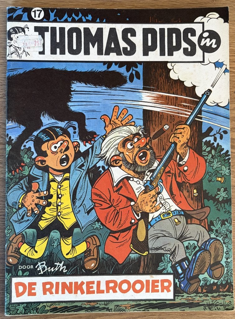 Thomas Pips - De rinkelrooier -17-1e dr(1972) Strip, Meerdere stripboeken, Ophalen of Verzenden, Zo goed als nieuw