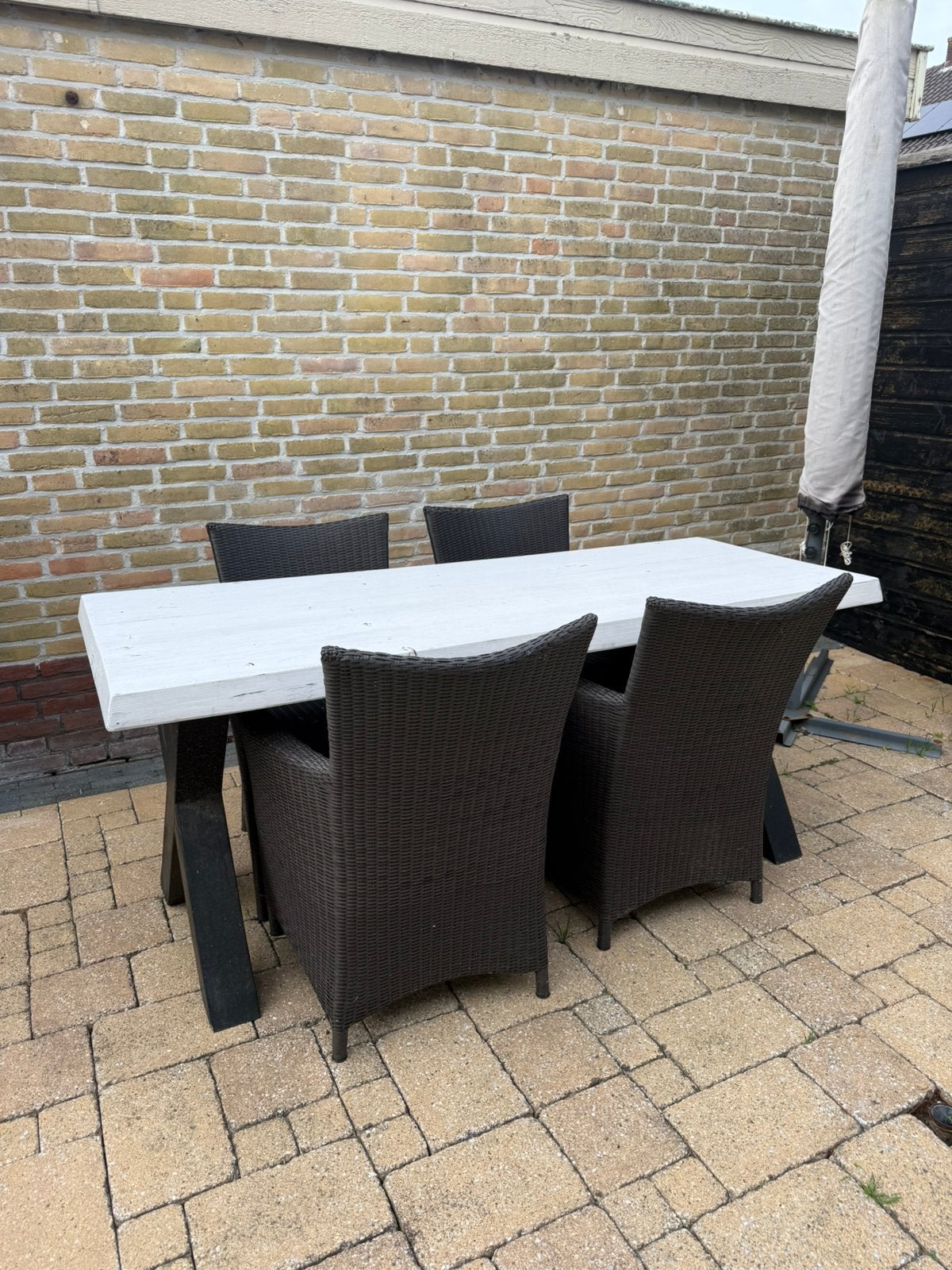 Tuinset, Ophalen, 4 zitplaatsen, Gebruikt, Tuinset