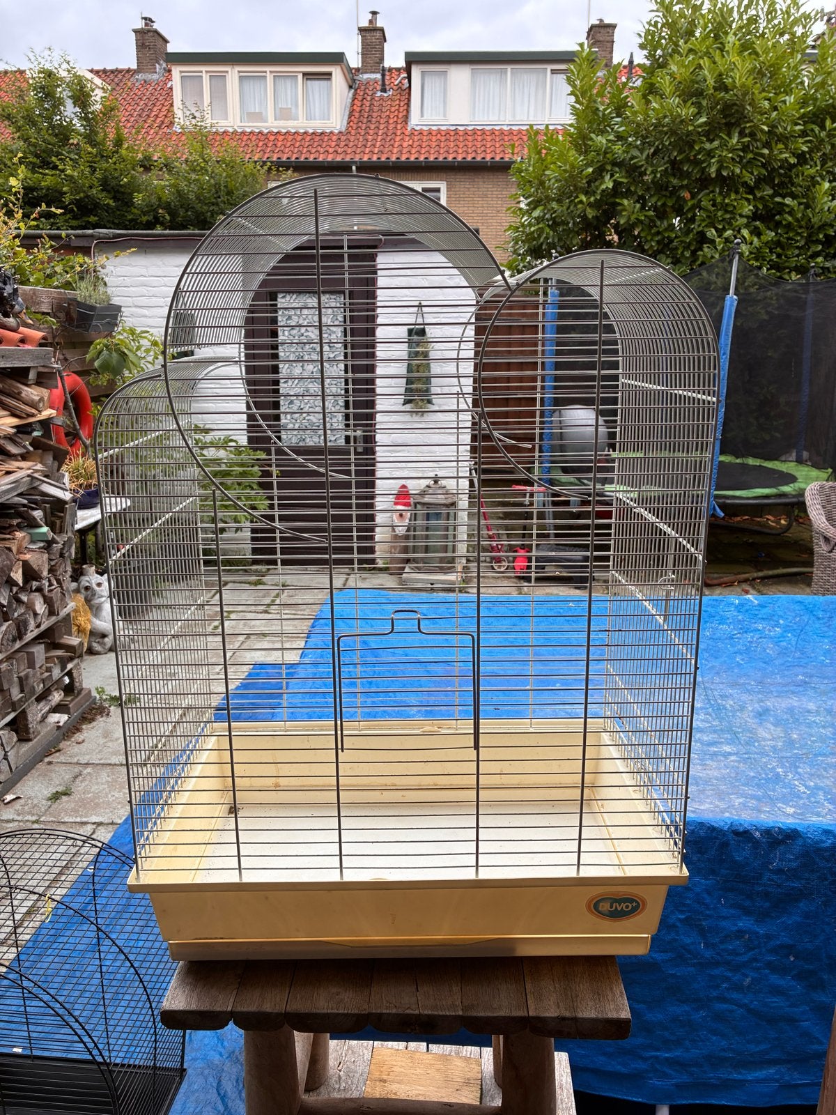 Duvo vogelkooi, Ophalen of Verzenden, Zo goed als nieuw, Metaal, Vogelkooi