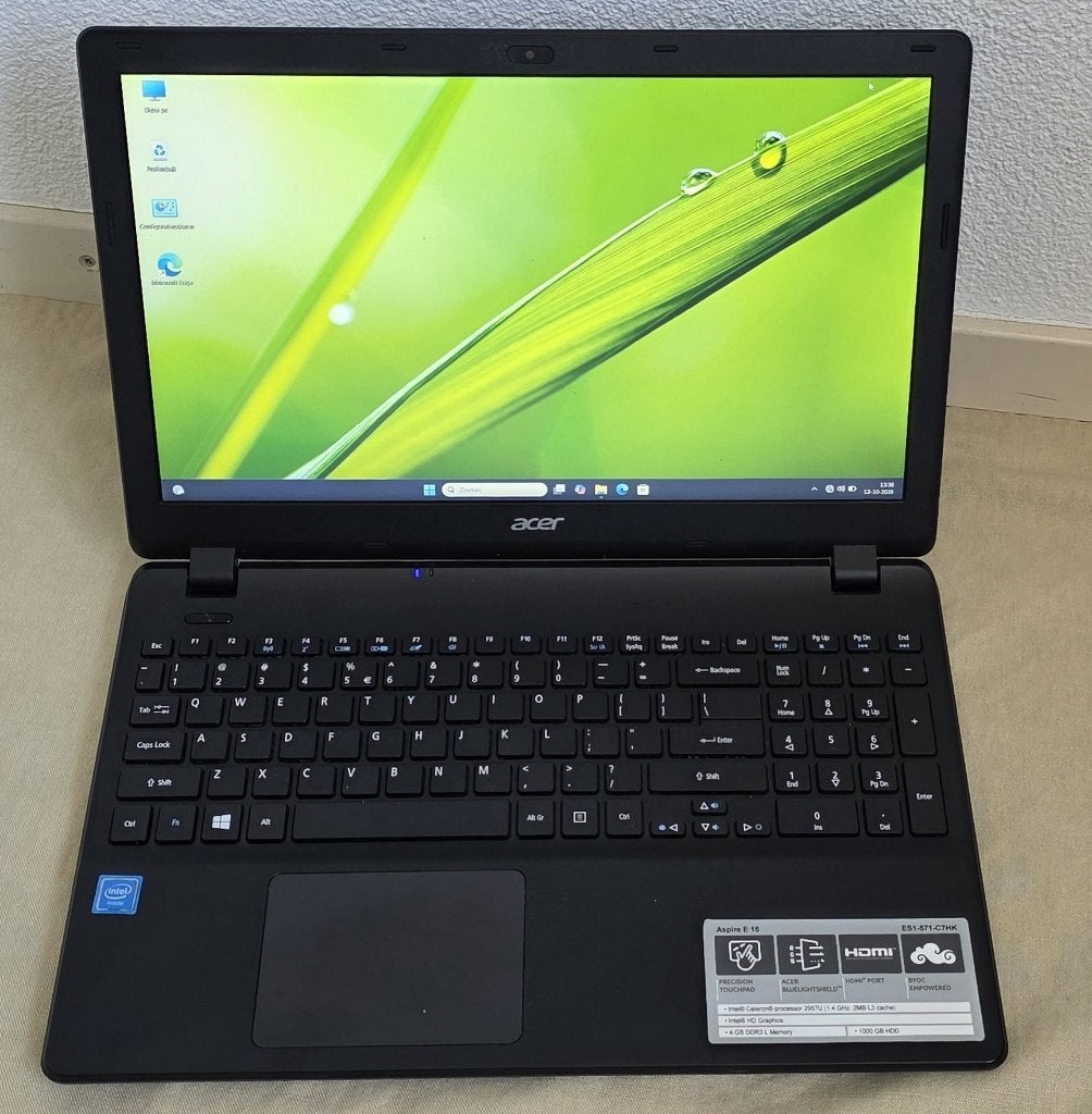 Leuke  Acer Laptop  Led Scherm 15 inch Ac.cu W11+ Lader, Gebruikt, 2 tot 3 Ghz, Ophalen of Verzenden, SSD