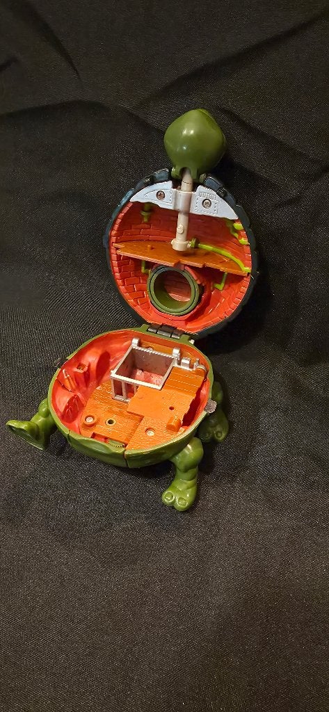 Turtles mini mutant Leo's lair technodrome 1994, Ophalen of Verzenden, Gebruikt