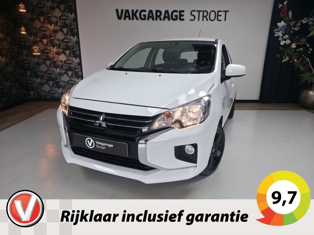 Mitsubishi Space Star 1.2 Connect+ | apple/android | LMV | 1, Auto's, Voorwielaandrijving, Dealer onderhouden, Stof, Gebruikt