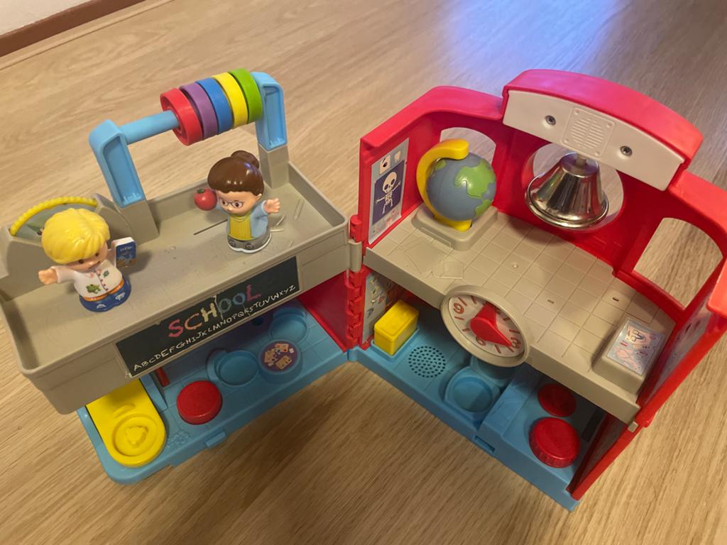 Fisher-Price Little People School Speelset, Kinderen en Baby's, Speelgoed | Fisher-Price, Ophalen, Gebruikt, Speelset, Met geluid