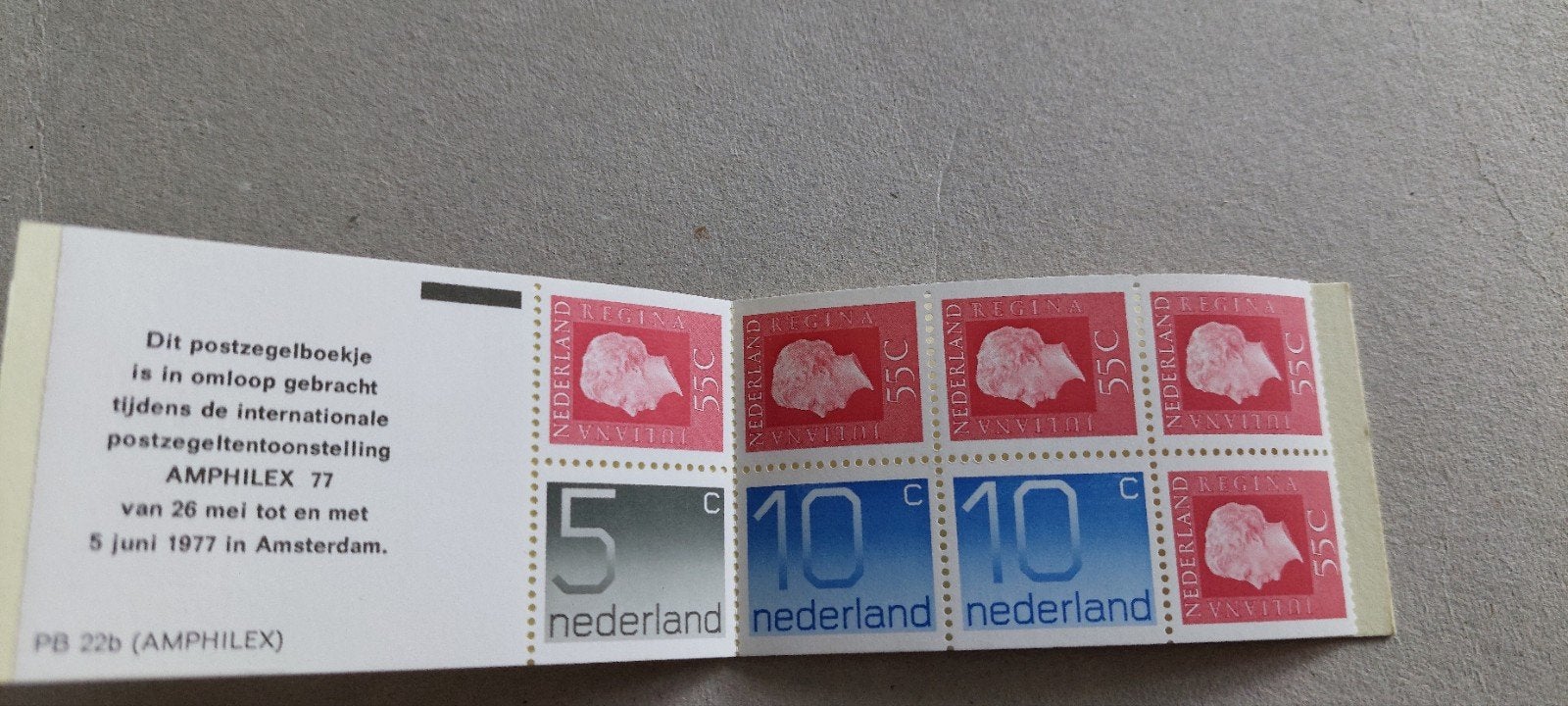 postzegelboekje 22b, Ophalen, Na 1940, Postfris