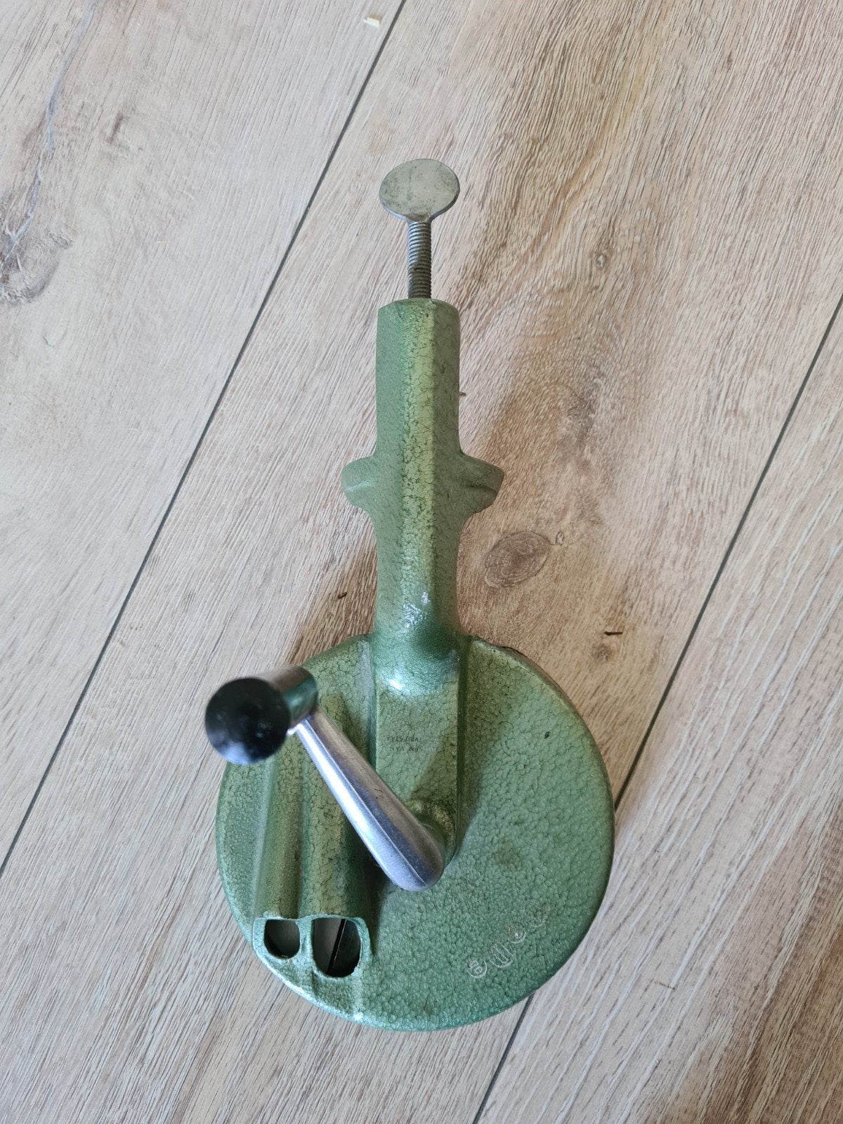 Vintage Groentesnijder/Rasp - Groen Gietijzer, Antiek en Kunst, Ophalen of Verzenden