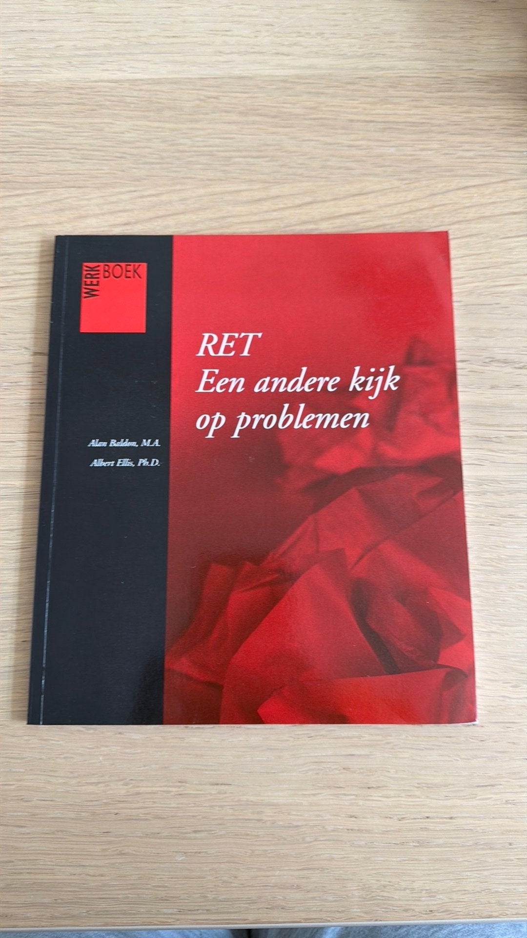 A. Baldon - RET, Ophalen of Verzenden, Zo goed als nieuw, Ontwikkelingspsychologie, A. Baldon; Albert Ellis