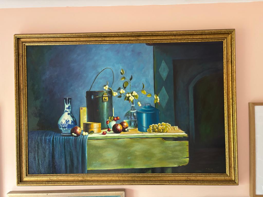 Stilleven kleurrijk, Antiek en Kunst, Ophalen