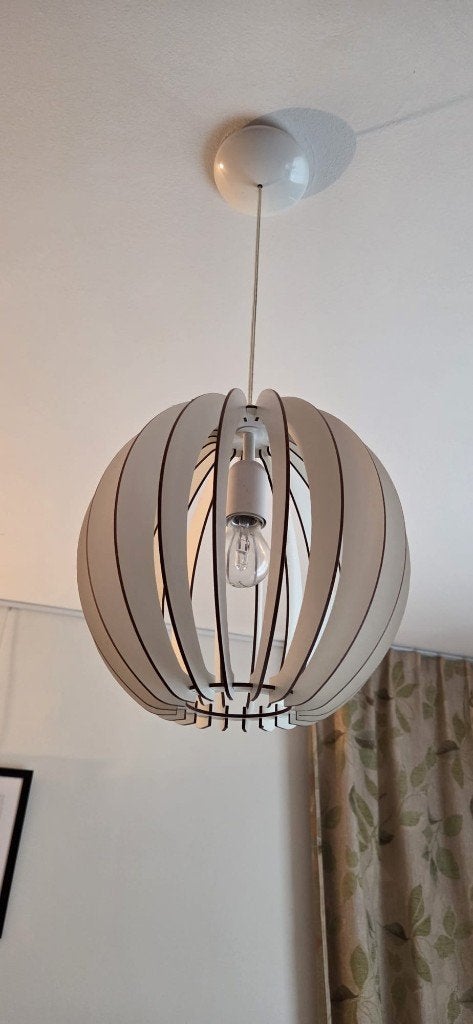 Set van 2 Woonkamer Lampen - Zeer Goede Staat, Huis en Inrichting, Ophalen, Zo goed als nieuw, Hout, Modern