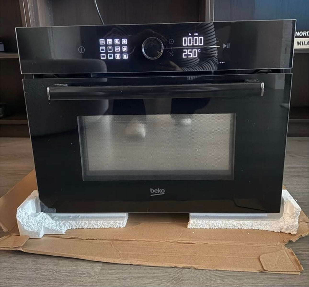 Beko combi oven/magnetron, Witgoed en Apparatuur, Ophalen, 55 tot 60 cm, Magnetronfunctie, 45 tot 60 cm