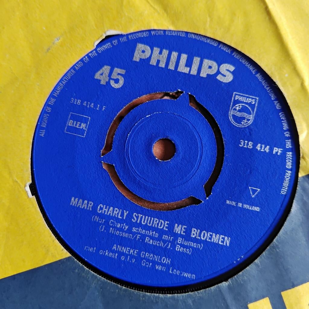 Anneke Grönloh - Maar Charly Stuurde Me Bloemen (Single), Gebruikt, 7 inch, Single, Ophalen of Verzenden