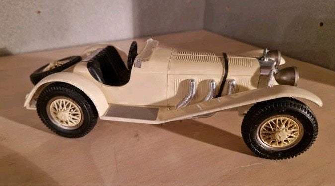 ​Vintage GAMA 1502 Mercedes-Benz SSK 1928 (Schaal 1:21) – Ja, Hobby en Vrije tijd, Modelauto's | 1:18, Overige merken, Ophalen of Verzenden
