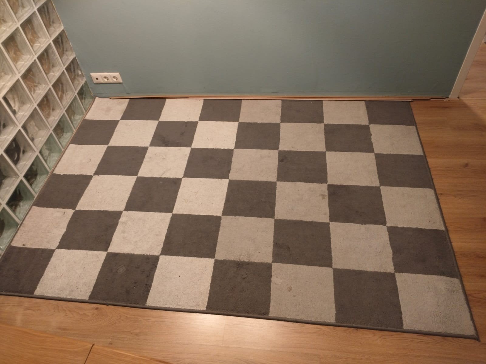 Vloerkleed 230x160 cm, Ophalen, Gebruikt, Wit, 150 tot 200 cm