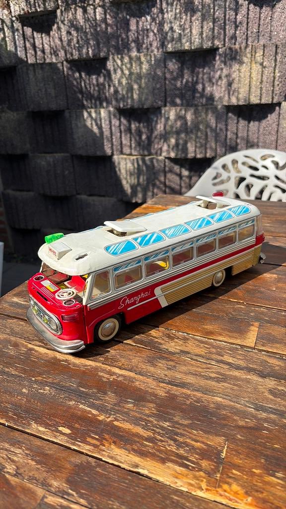 Oude blikken chinese bus MF-812, Ophalen of Verzenden