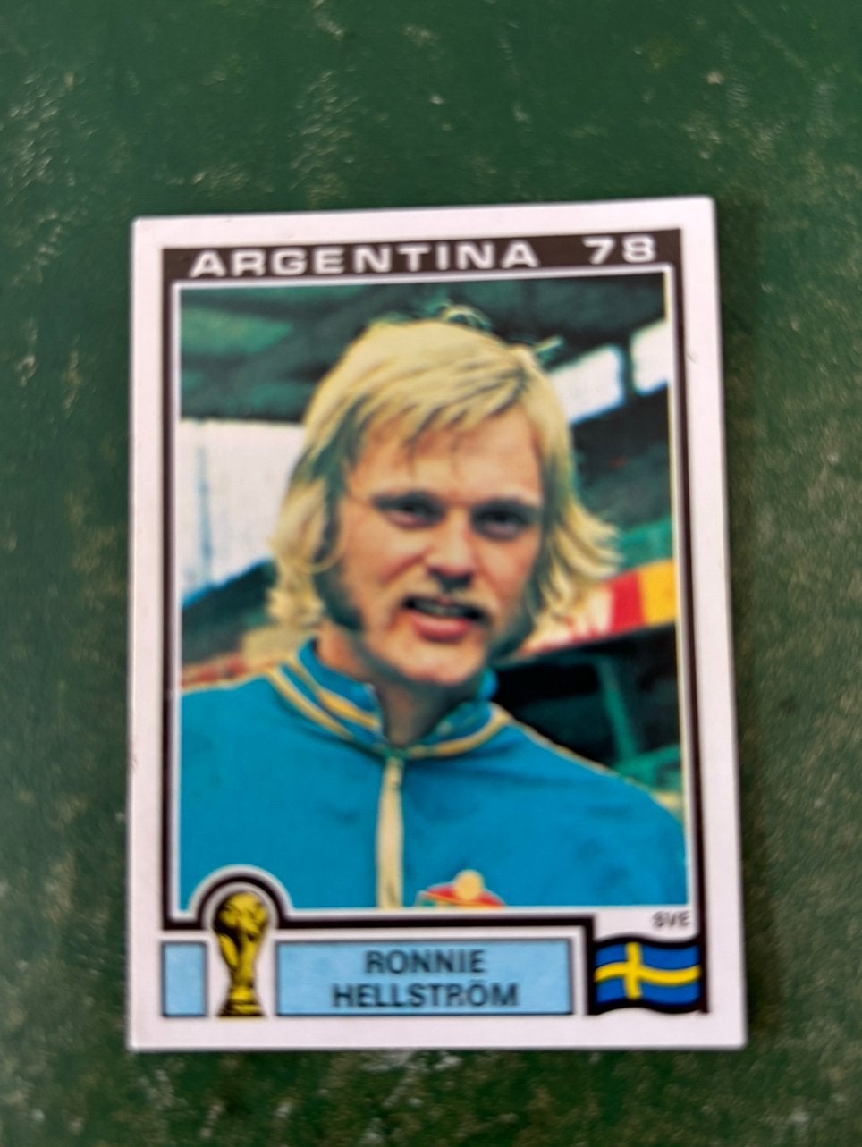 Panini plaatje Ronnie Hellstrom Zweden WK 78, Ophalen of Verzenden