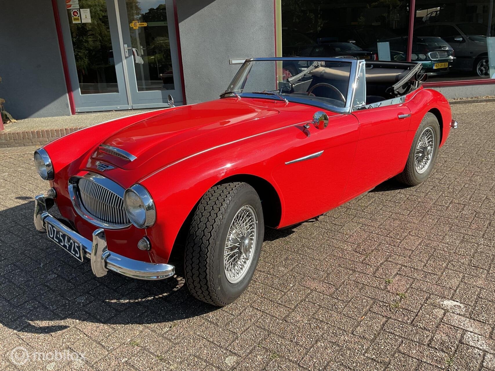Austin Healey MK II HB J7L Top Conditie, Auto's, Austin, Lederen bekleding, Achterwielaandrijving, Gebruikt, Overige carrosserieën