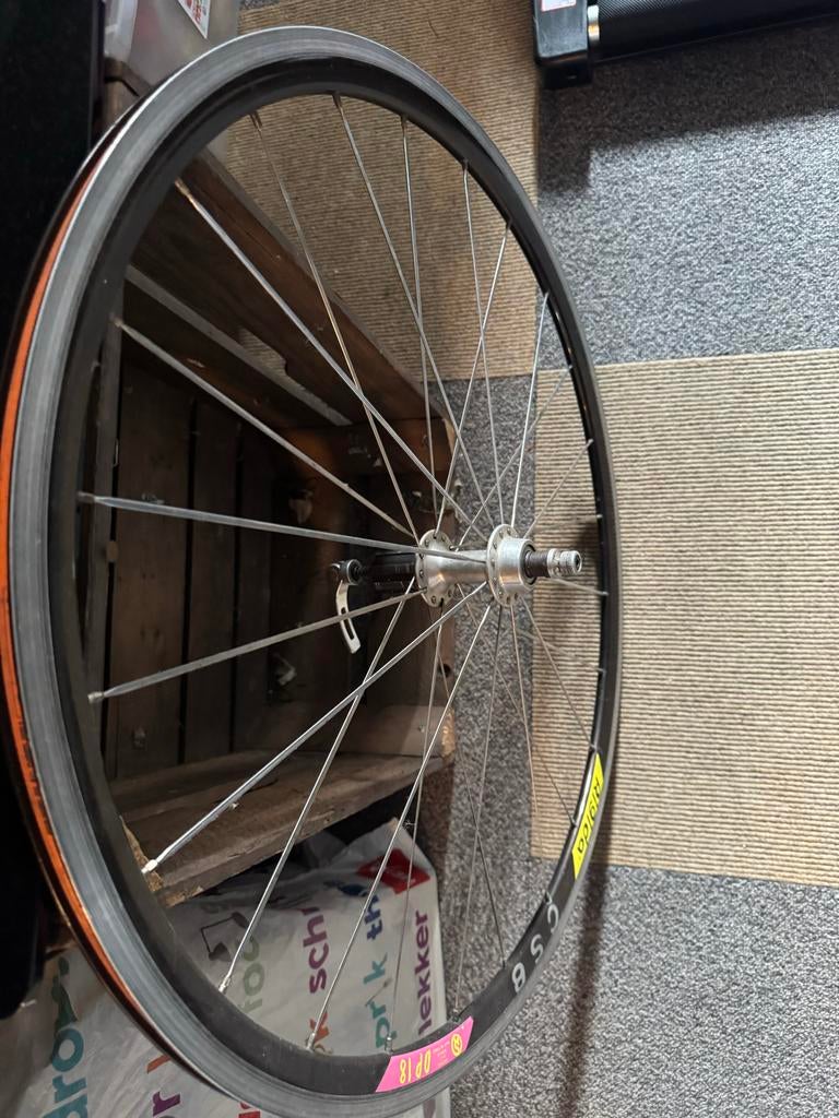 Rigida CSB DP18 Wiel - Racefiets, Fietsen en Brommers, Fietsonderdelen, Ophalen of Verzenden, Gebruikt, Wiel