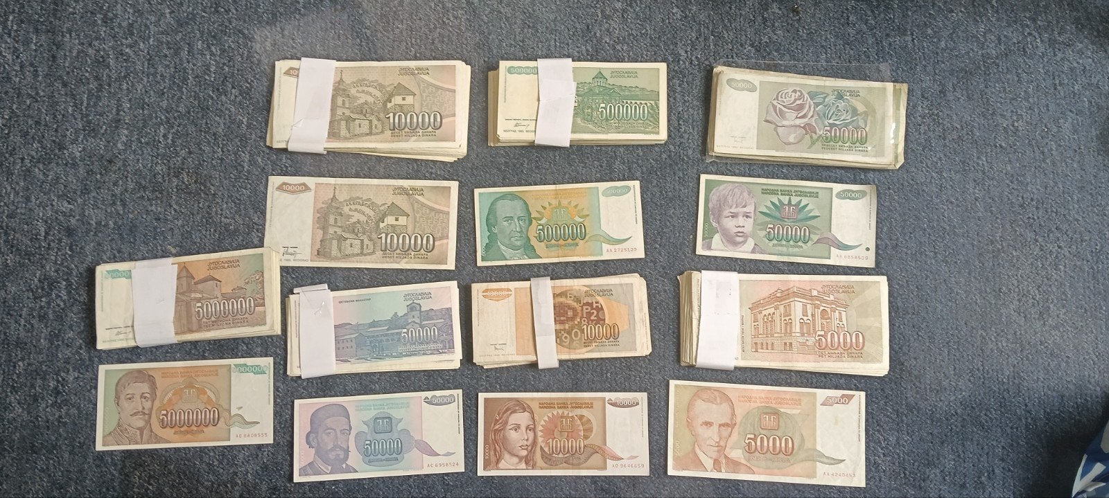 oude bankbiljetten uit Joegoslavië, Ophalen of Verzenden, Joegoslavië, Los biljet