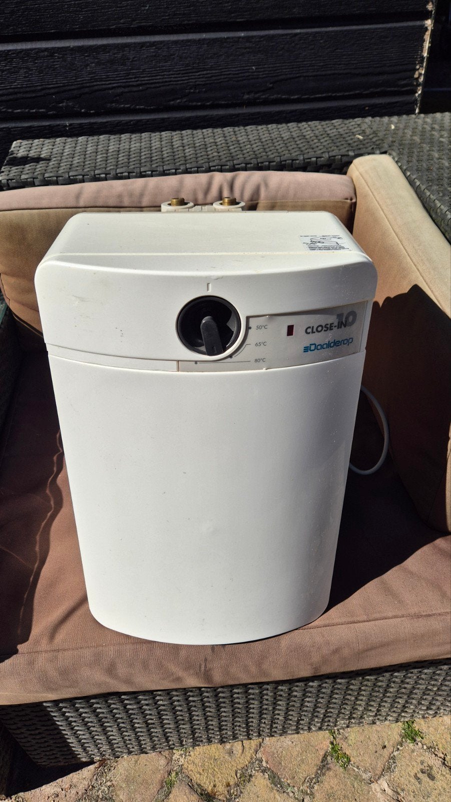Daalderop Close-in 10 liter boiler, Gebruikt, Aardgas, Minder dan 20 liter, Onbekend