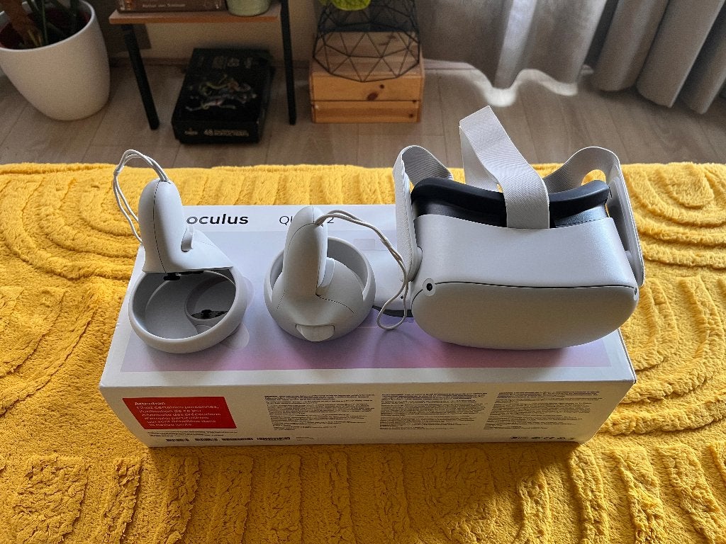 Oculus Quest 2 64GB, Spelcomputers en Games, Virtual Reality, Ophalen of Verzenden, Gebruikt, VR-bril, Overige platformen