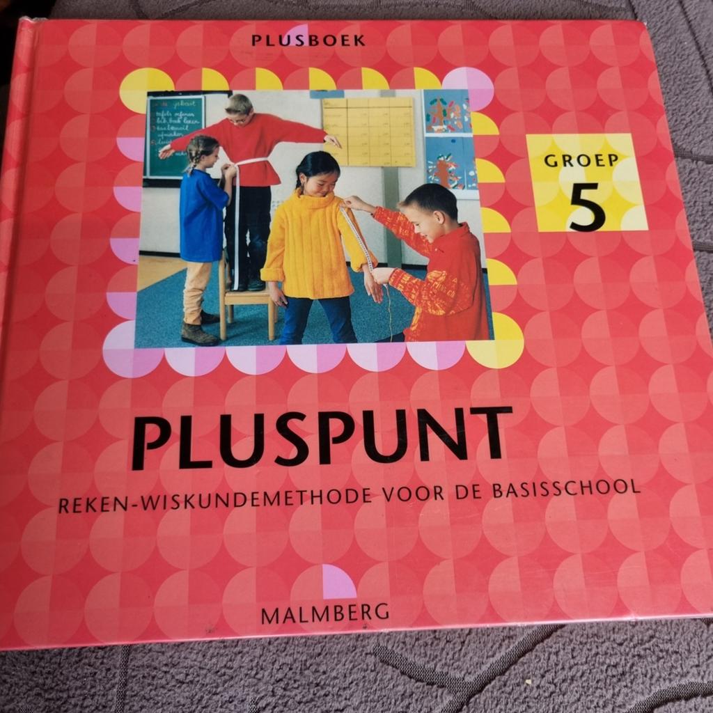 Pluspunt Plusboek Groep 5 - Reken-Wiskundemethode, Ophalen of Verzenden, Gelezen, Malmberg, Non-fictie