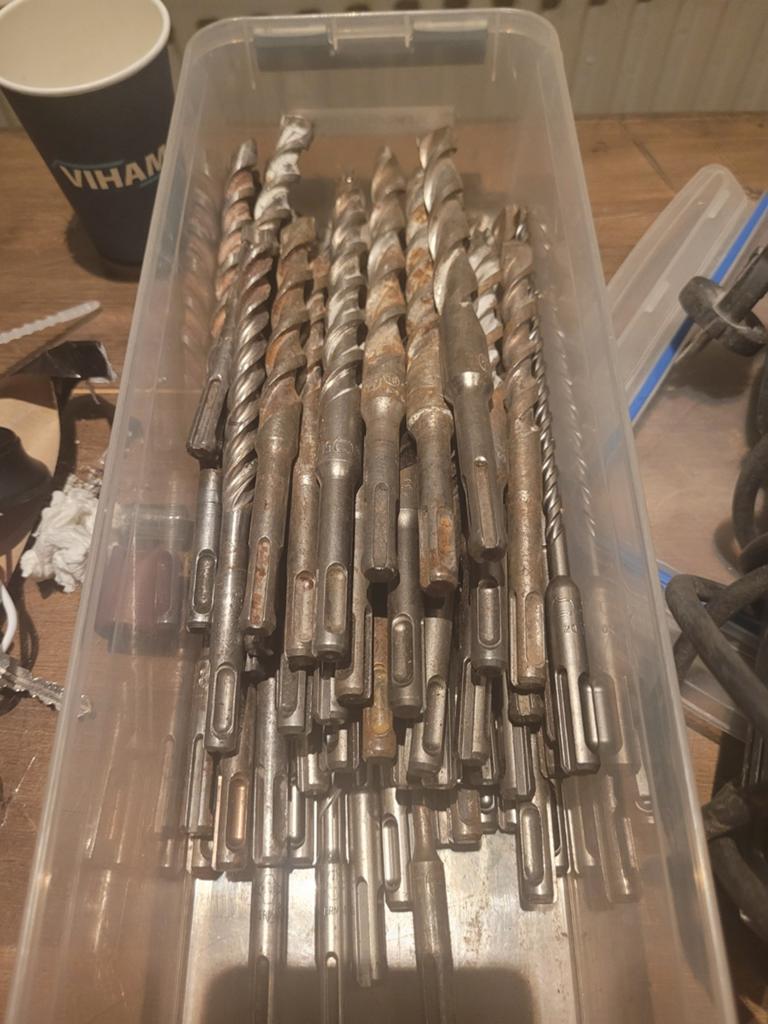 SDS boren set - Diverse maten, Doe-het-zelf en Verbouw, Gereedschap | Boormachines, Ophalen, Gebruikt, Overige typen