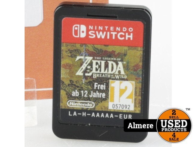Nintendo Switch Game The Legend of Zelda: Breath of the Wild, Nintendo, Zo goed als nieuw, Support@nintendo.com, 11-1 Hokotate-cho, Kamitoba, Minami-ku
Kyoto 601-8501
Japan