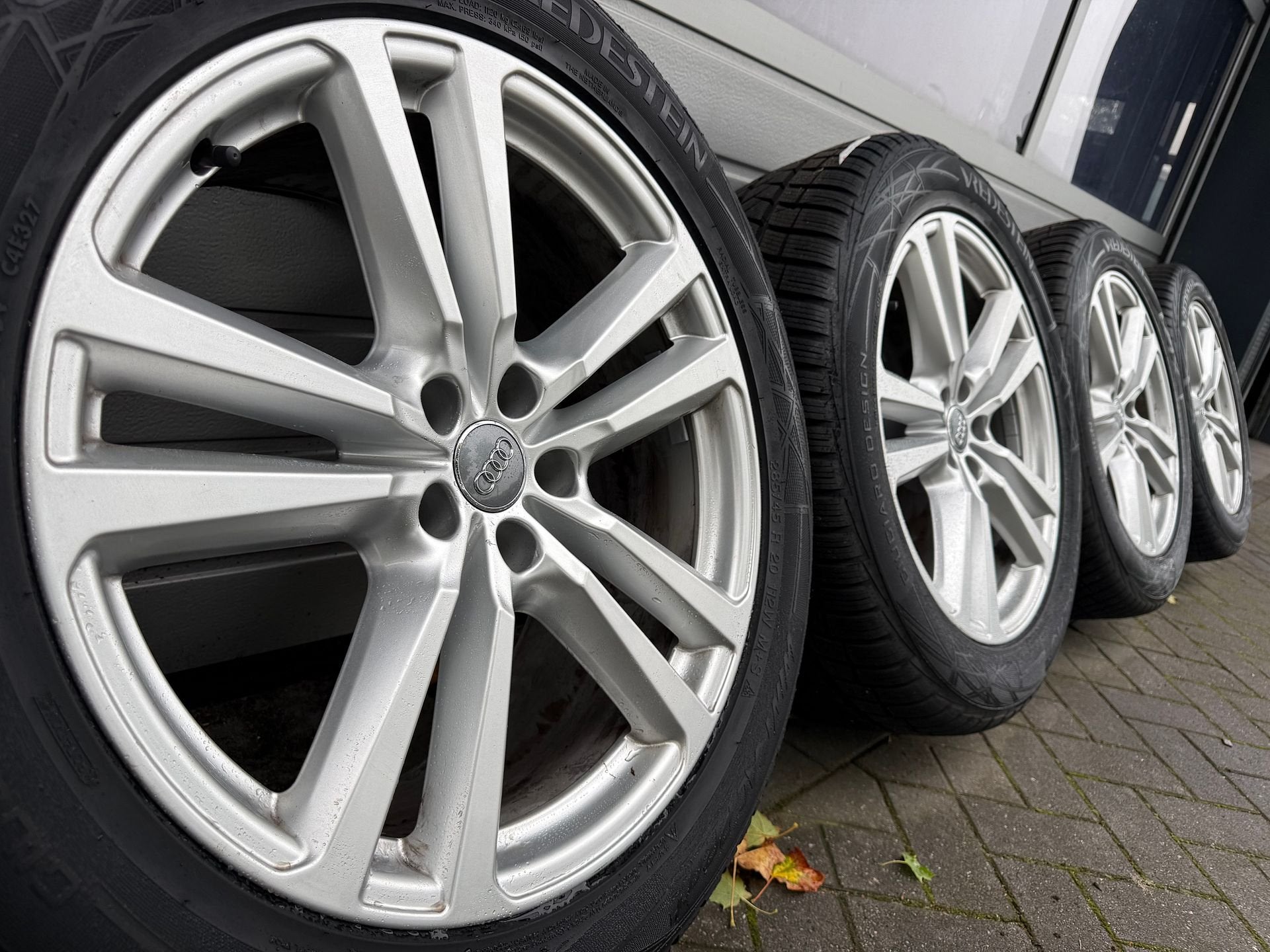 20 " Audi Q7 SQ7 4M S-line velgen E-tron 50 55 winterbanden, Auto-onderdelen, Gebruikt, -, 285 mm, -