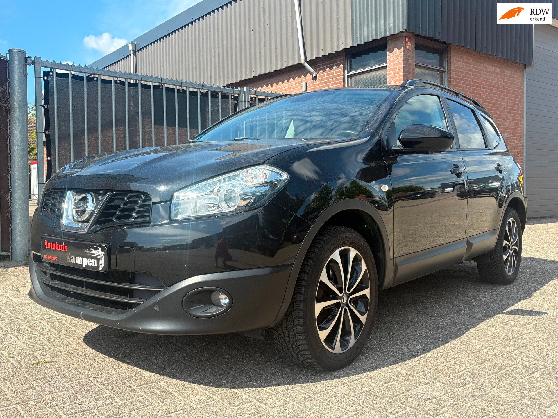 Nissan Qashqai +2 1.6 Tekna | Navi | Cruise | Camera | Pano, Auto's, Gebruikt, Zwart, 4 cilinders, Zwart
