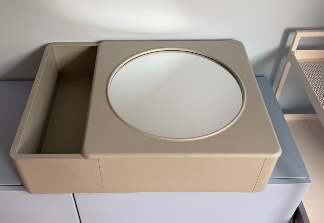 IKEA IVÖSJÖN spiegelkast groen met deur badkamermeubel, Ophalen, Minder dan 25 cm, Minder dan 50 cm, Minder dan 100 cm
