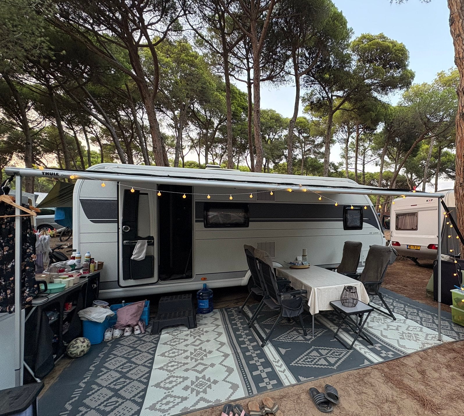 Thule Omnistor zakluifel 450 breed incl zij en voorwanden, Ophalen, Zo goed als nieuw