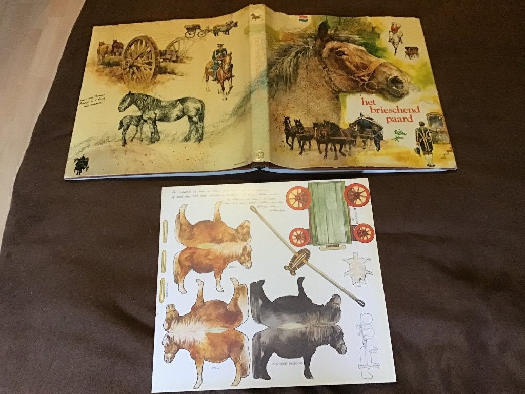 Het brieschend paard door Rien Poortvliet., Ophalen of Verzenden, Zo goed als nieuw, Rien Poortvliet, Prentenboek