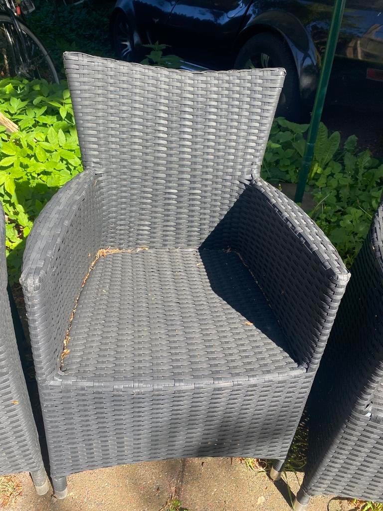 2 tuinstoelen van pure collection, Tuin en Terras, Ophalen, Gebruikt, Kunststof