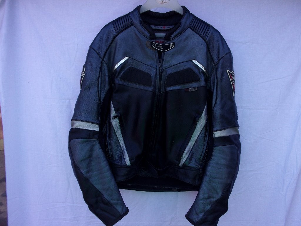 LEREN MOTORJAS  (EVOLUTION)  MAAT 56, Evolution Motorcycling Clothing, Jas | leer, Kinderen, Ophalen of Verzenden