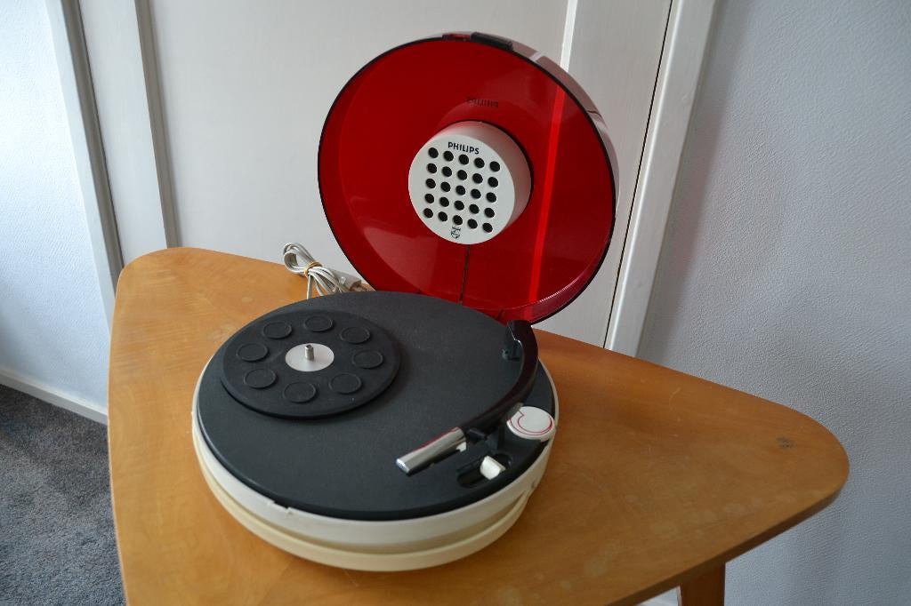 Philips UFO vintage/ retro platenspeler (1972 – 1974)., Ophalen of Verzenden, Gebruikt, Platenspeler, Philips
