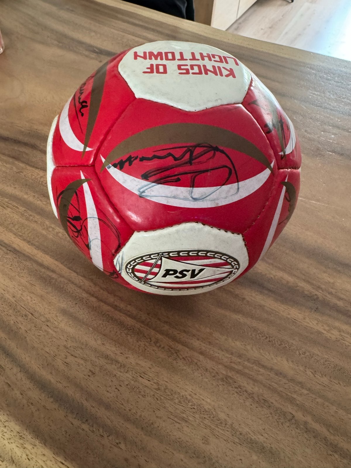 Gesigneerde PSV Voetbal - Kings of Lighttown, Ophalen of Verzenden, Gebruikt, Bal