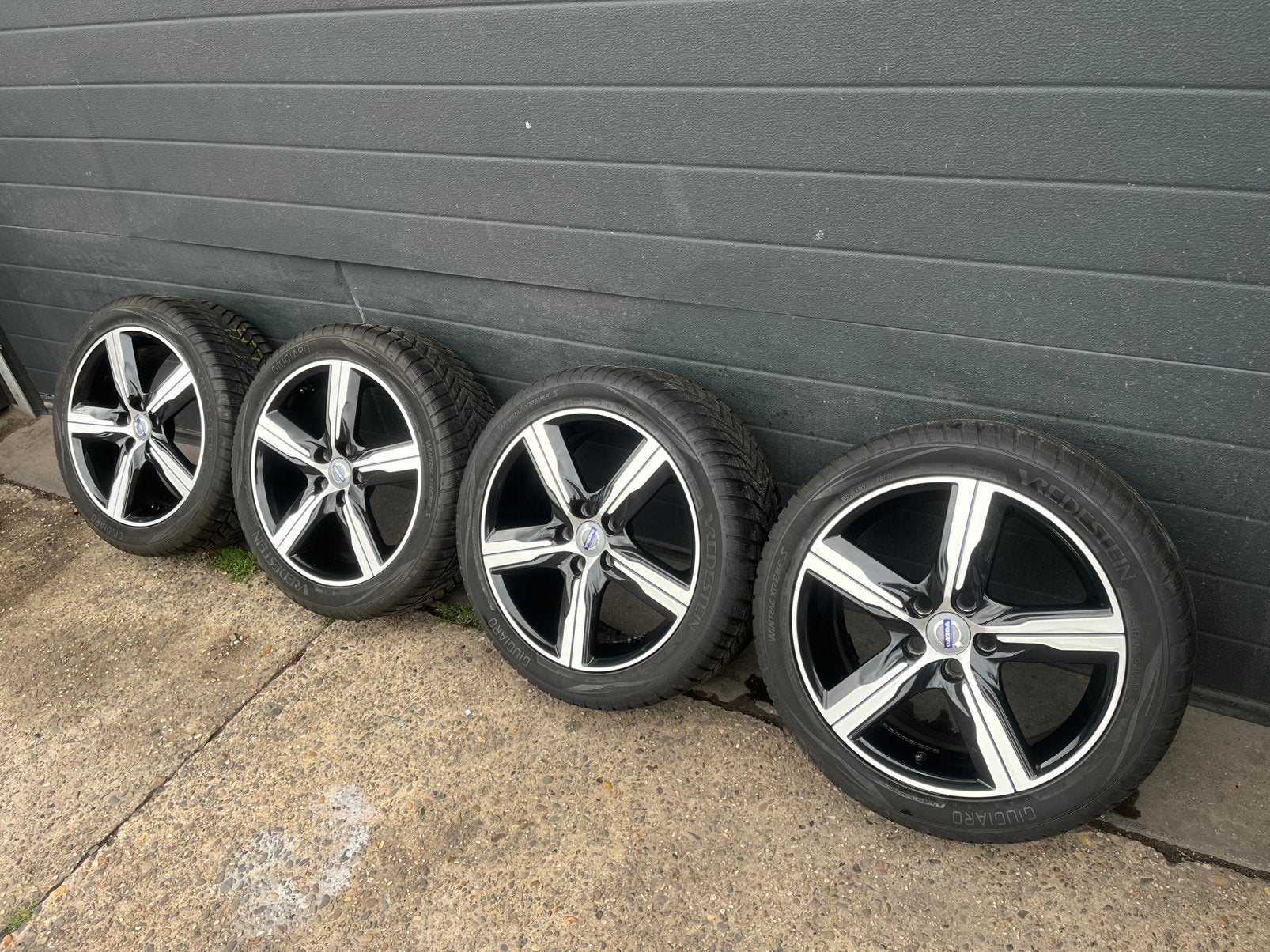 Volvo Ixion 3 velgen 17 inch winter 225 45 17 V50 V40 C30, Ophalen, Velg(en), 17 inch, Winterbanden