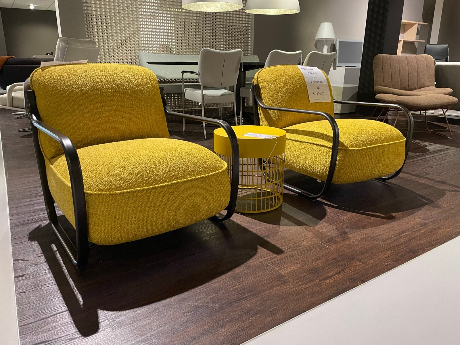 Pode Chap Fauteuil per stuk van €2215,- voor €995,-, Ophalen, Zo goed als nieuw, Stof, 75 tot 100 cm