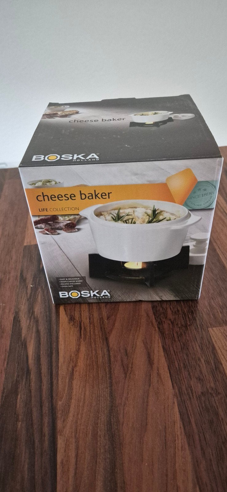 Boska Cheese Baker - Kaasfondue/Ovenschaal - Nieuw, Ophalen, Overige typen, Nieuw, Steen/keramiek